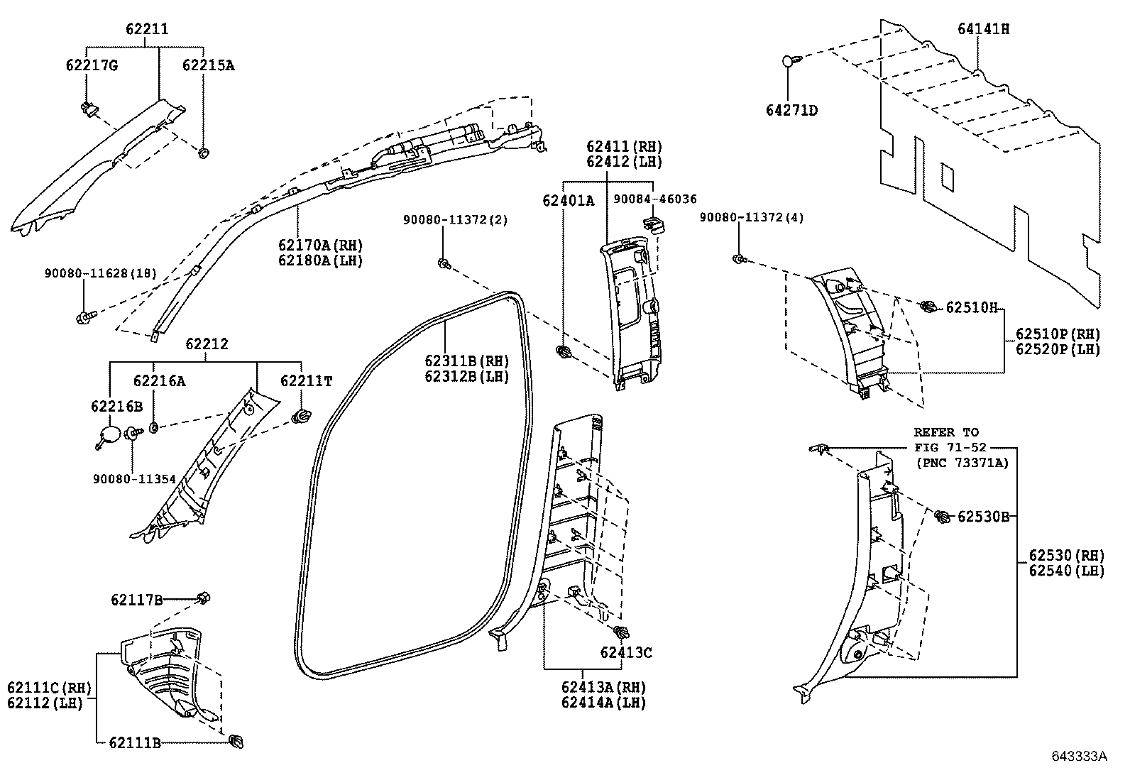 Thumbnail 6 for 62210-0C060-B0
