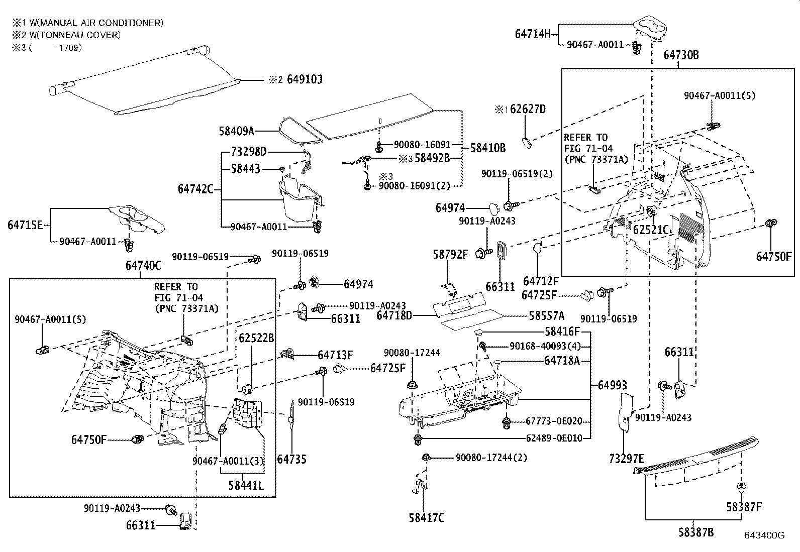 Toyota 58387-0E050-C0 PLATE, REAR FLOOR FINISH