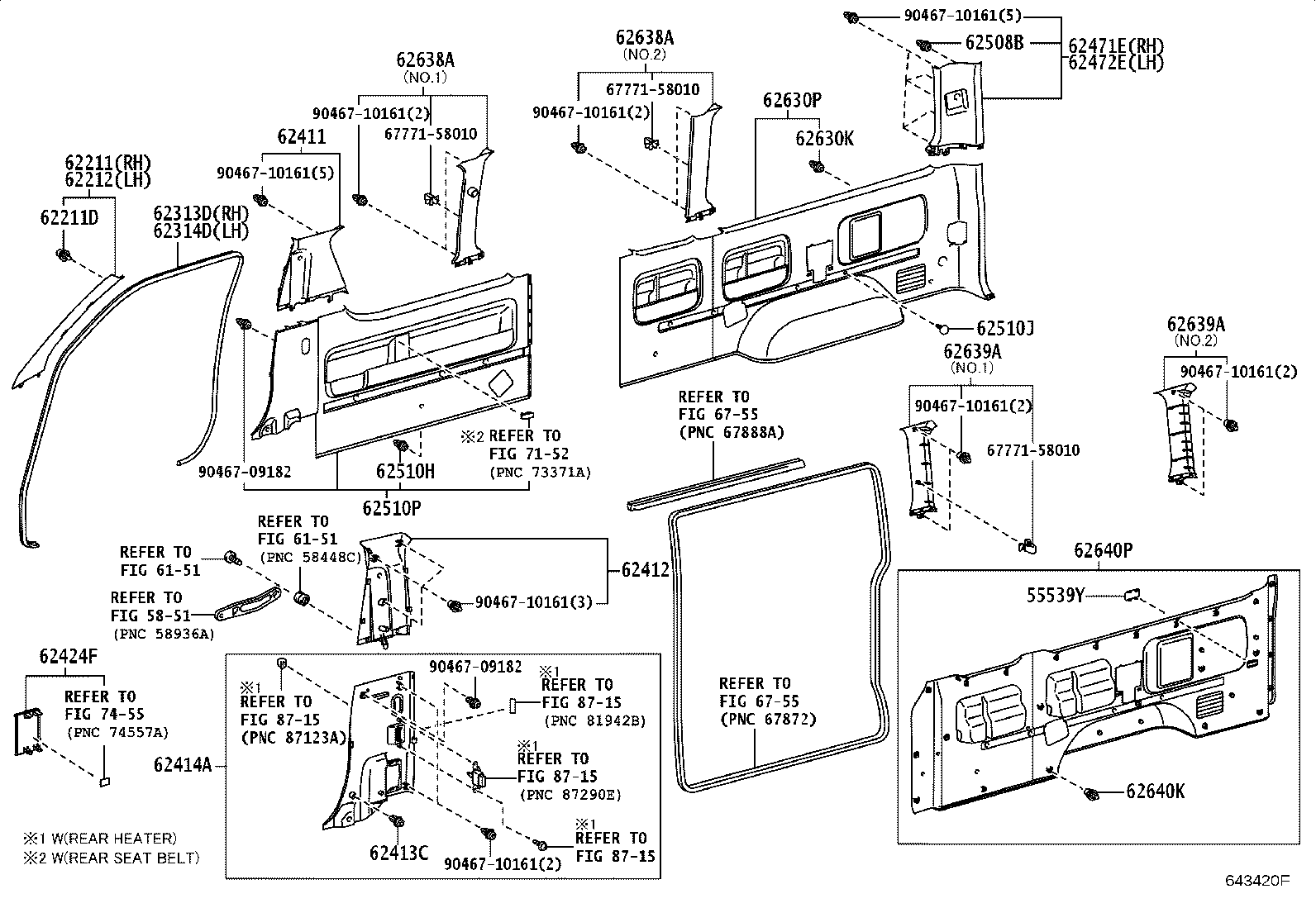 62210-0L010 GARNISH, FRONT PILLAR, RH product image