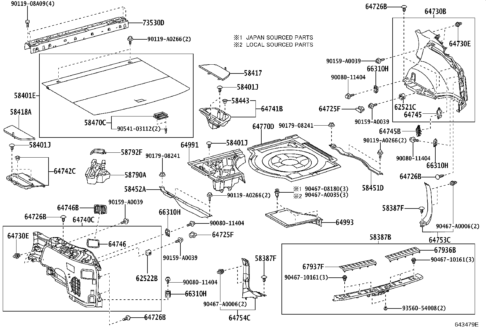 Thumbnail 2 for 58387-0E020-A0