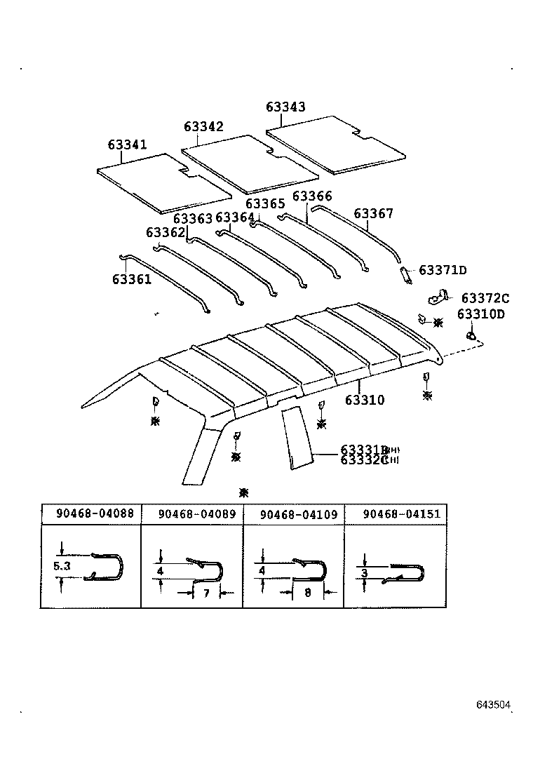 63388-60090 Toyota Reference Part product image