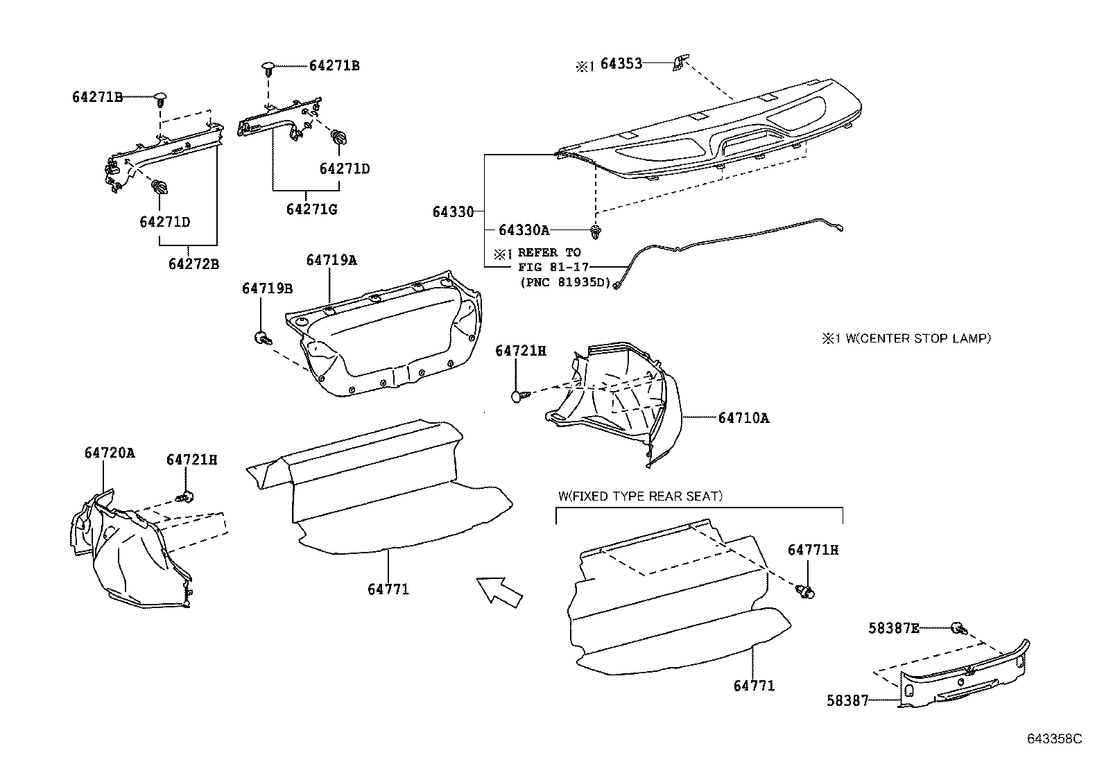 64771-02440-C0 COVER, SPARE WHEEL product image
