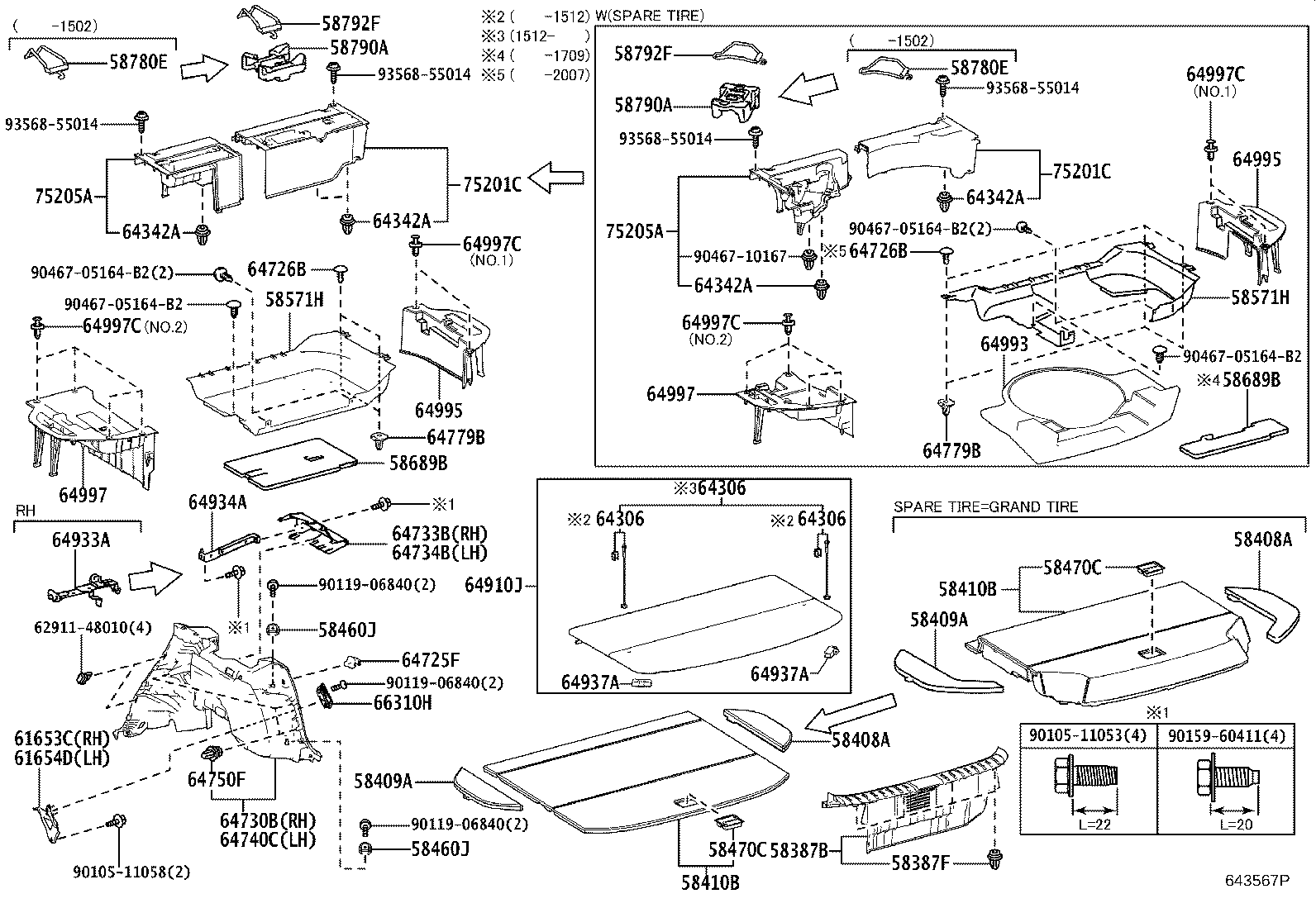 64995-78040 BOX, DECK FLOOR, RH product image