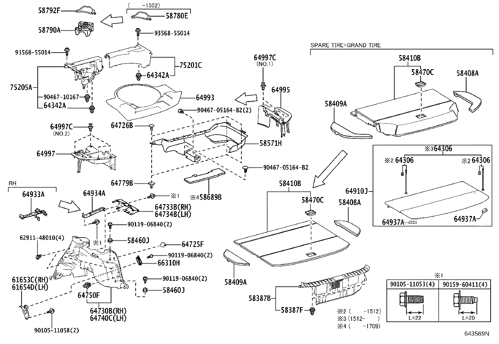 Toyota 58038-78010-C0 PLATE, REAR FLOOR FINISH