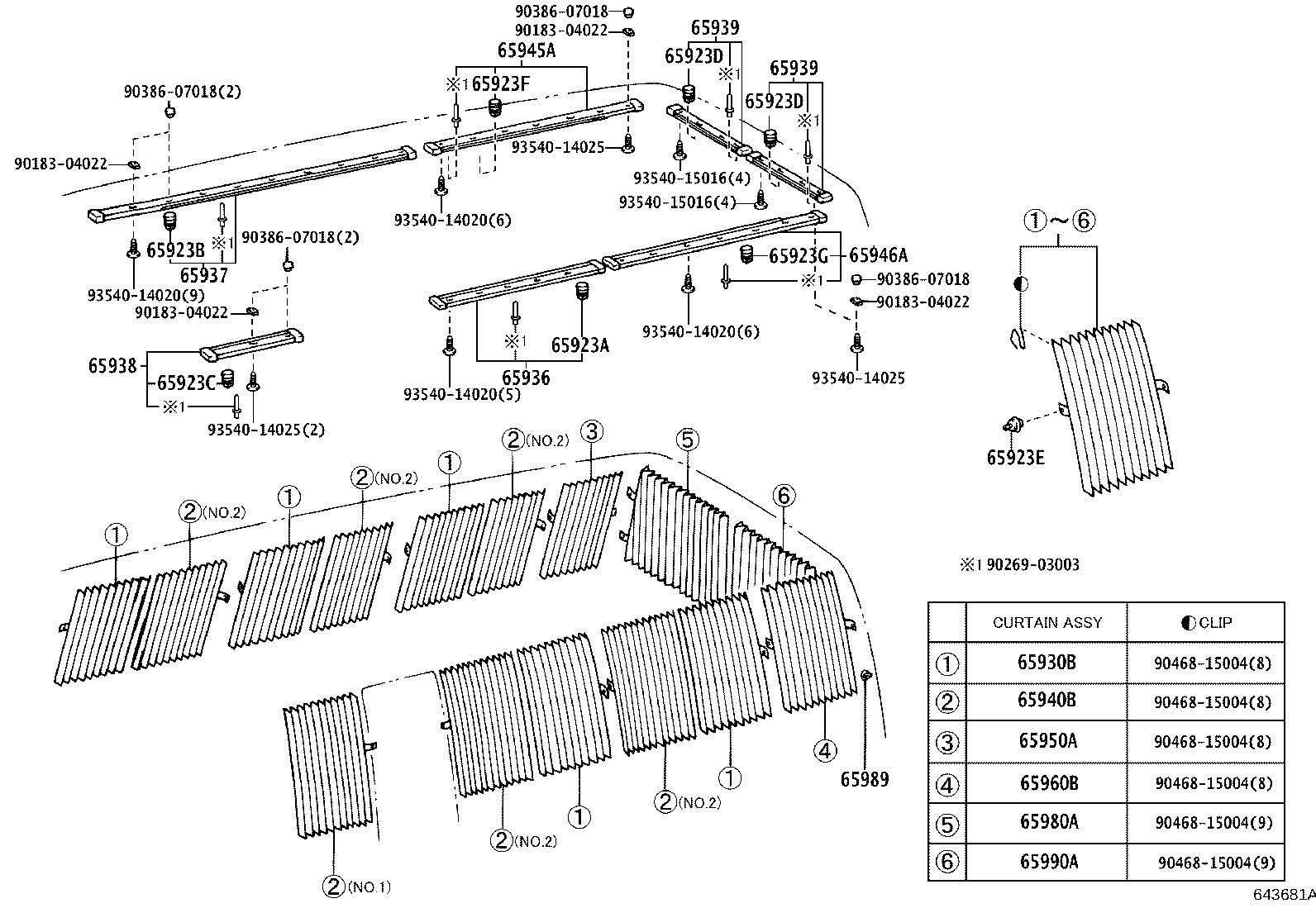 63075-36090-B0 COVER SUB-ASSY, ROOM RACK product image