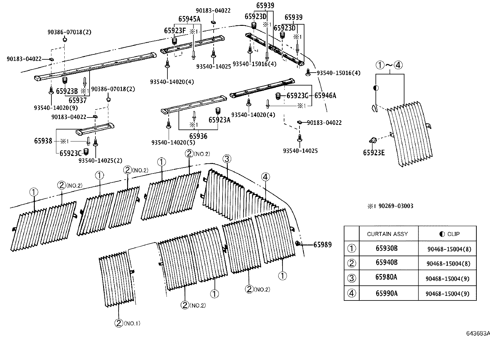 63075-36090-B0 COVER SUB-ASSY, ROOM RACK product image