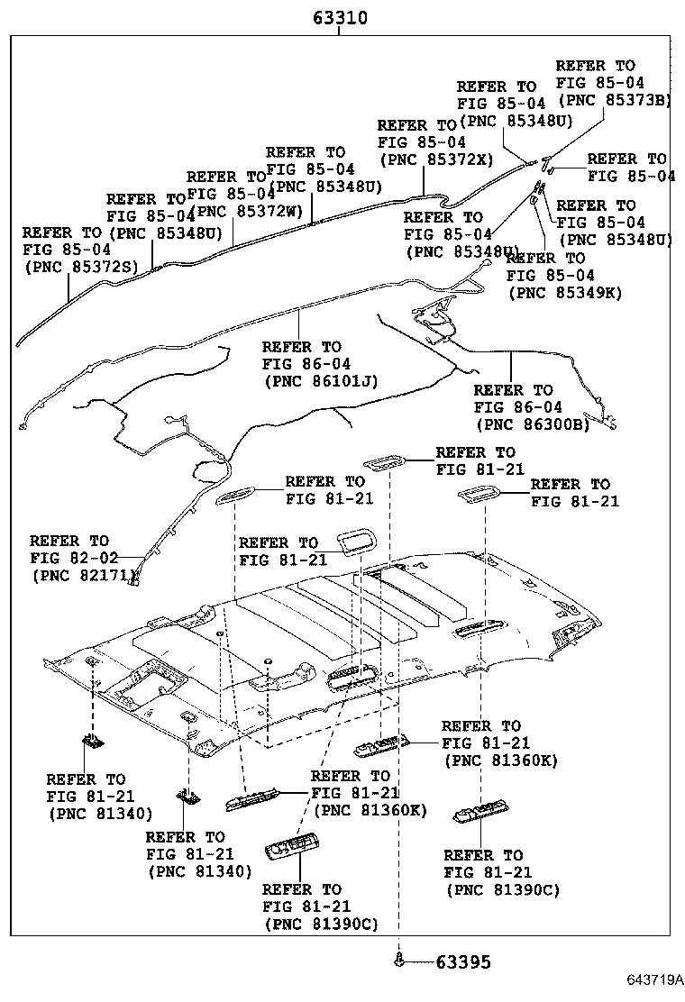 63306-0E080-B0 TRIM SUB-ASSY, SUNSHADE product image