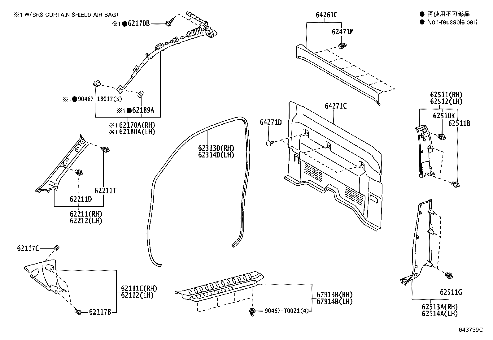 Thumbnail 2 for 62211-0K210-B0