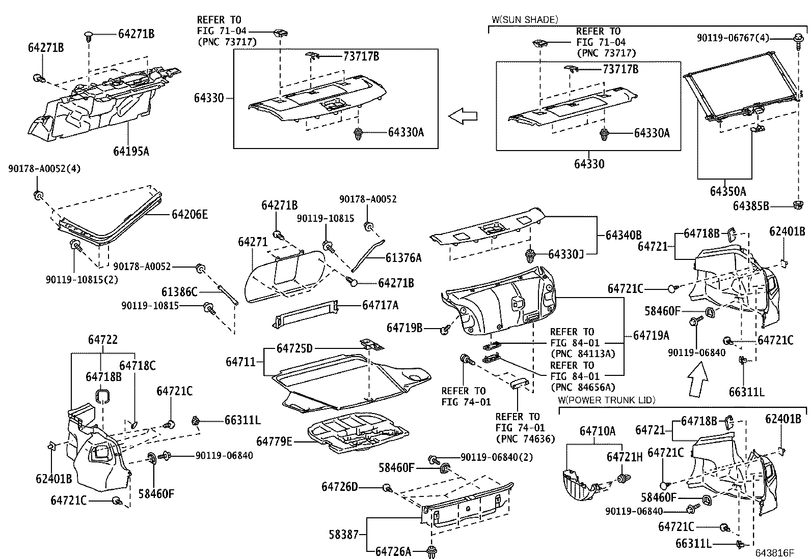 Toyota 58387-06190-C0 PLATE, REAR FLOOR FINISH