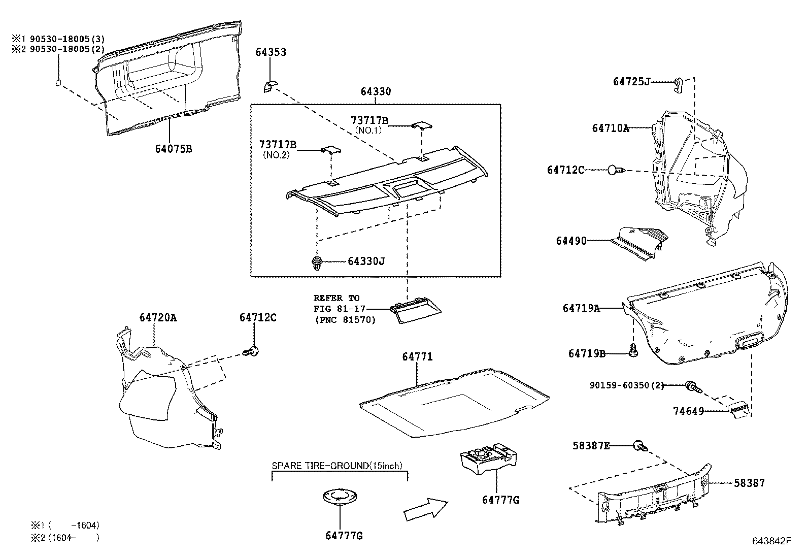 64771-02480-C0 COVER, SPARE WHEEL product image