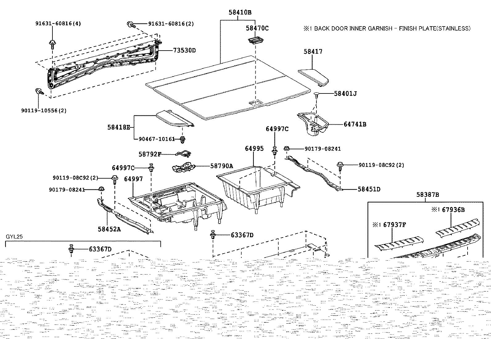64995-48020 BOX, DECK FLOOR, RH product image