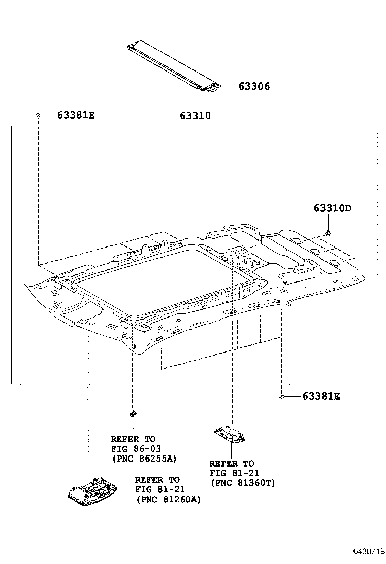 Thumbnail 3 for 63306-0E100-B2