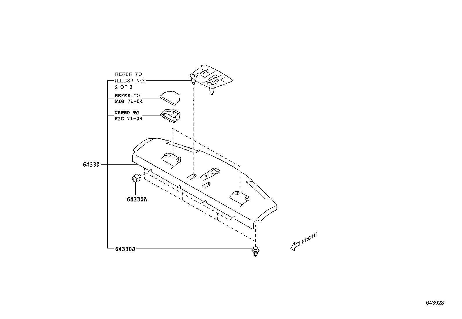 64722-18020 COVER, LUGGAGE COMPARTMENT TRIM, INNER LH product image