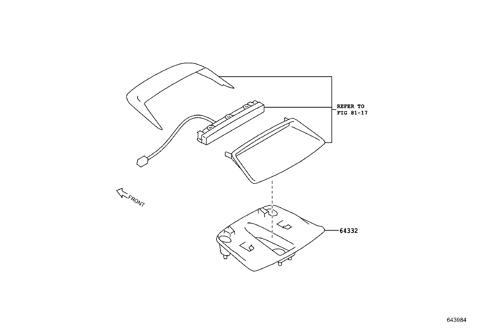 SU003-07607 TRAY, SPARE WHEEL COVER product image