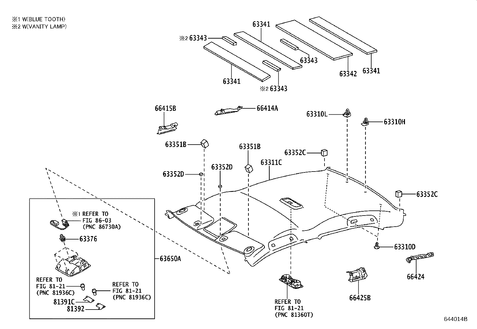 63341-06111 PAD, ROOF SILENCER, NO.1 product image