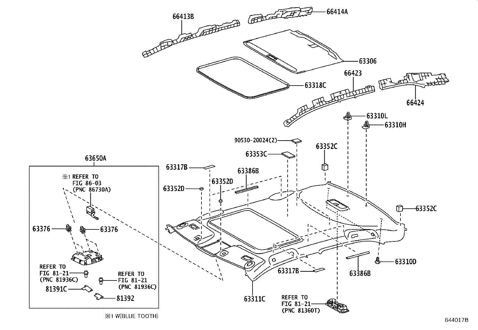 63341-06111 PAD, ROOF SILENCER, NO.1 product image