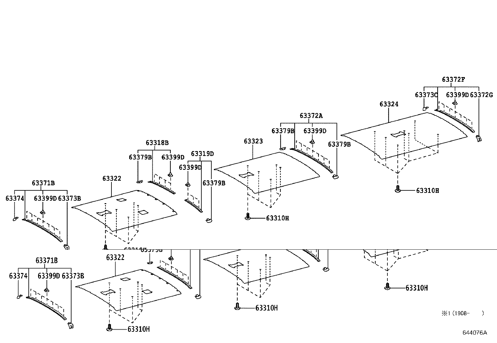 63344-36060 PAD, ROOF SILENCER, NO.4 product image