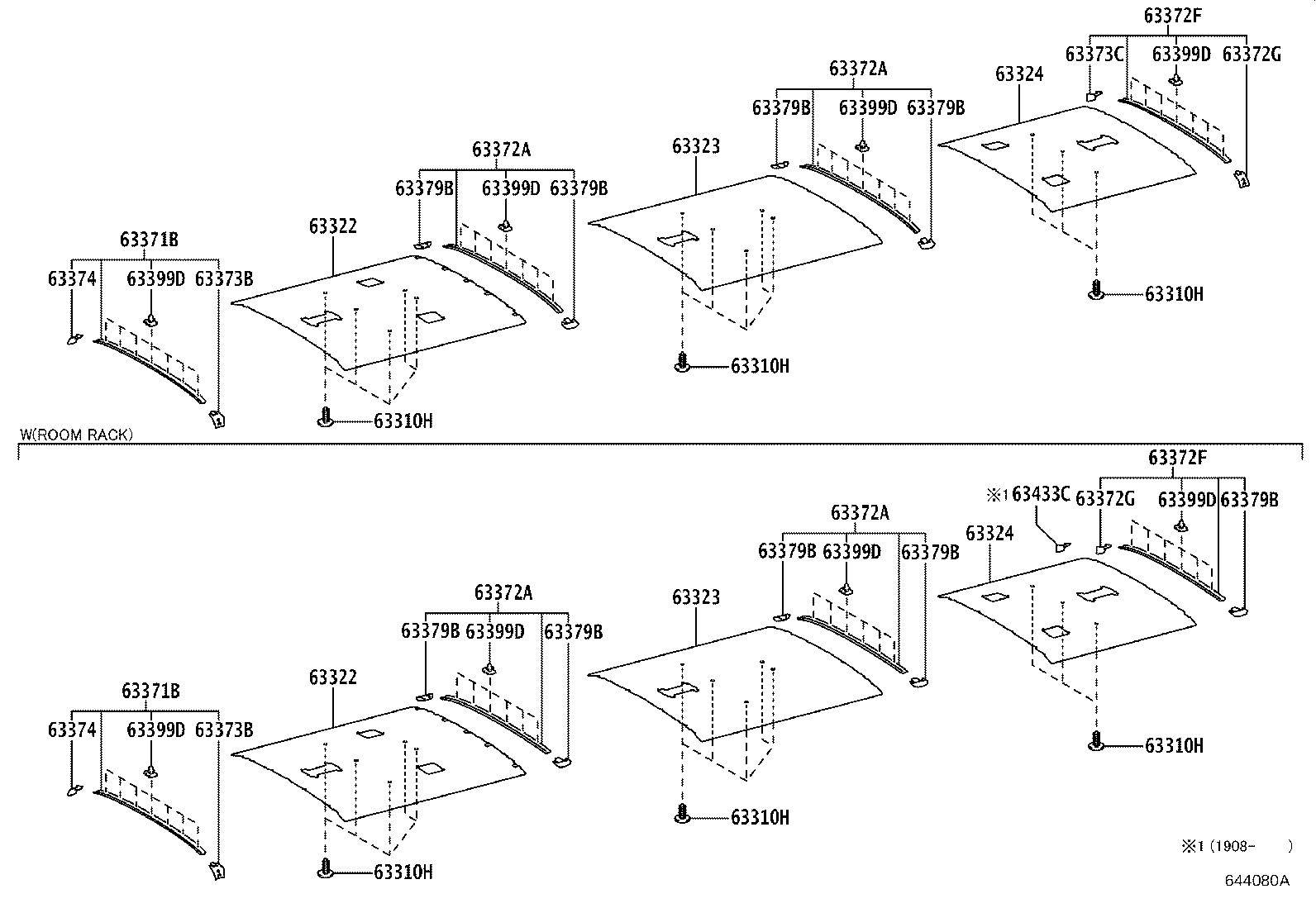 63344-36070 PAD, ROOF SILENCER, NO.4 product image