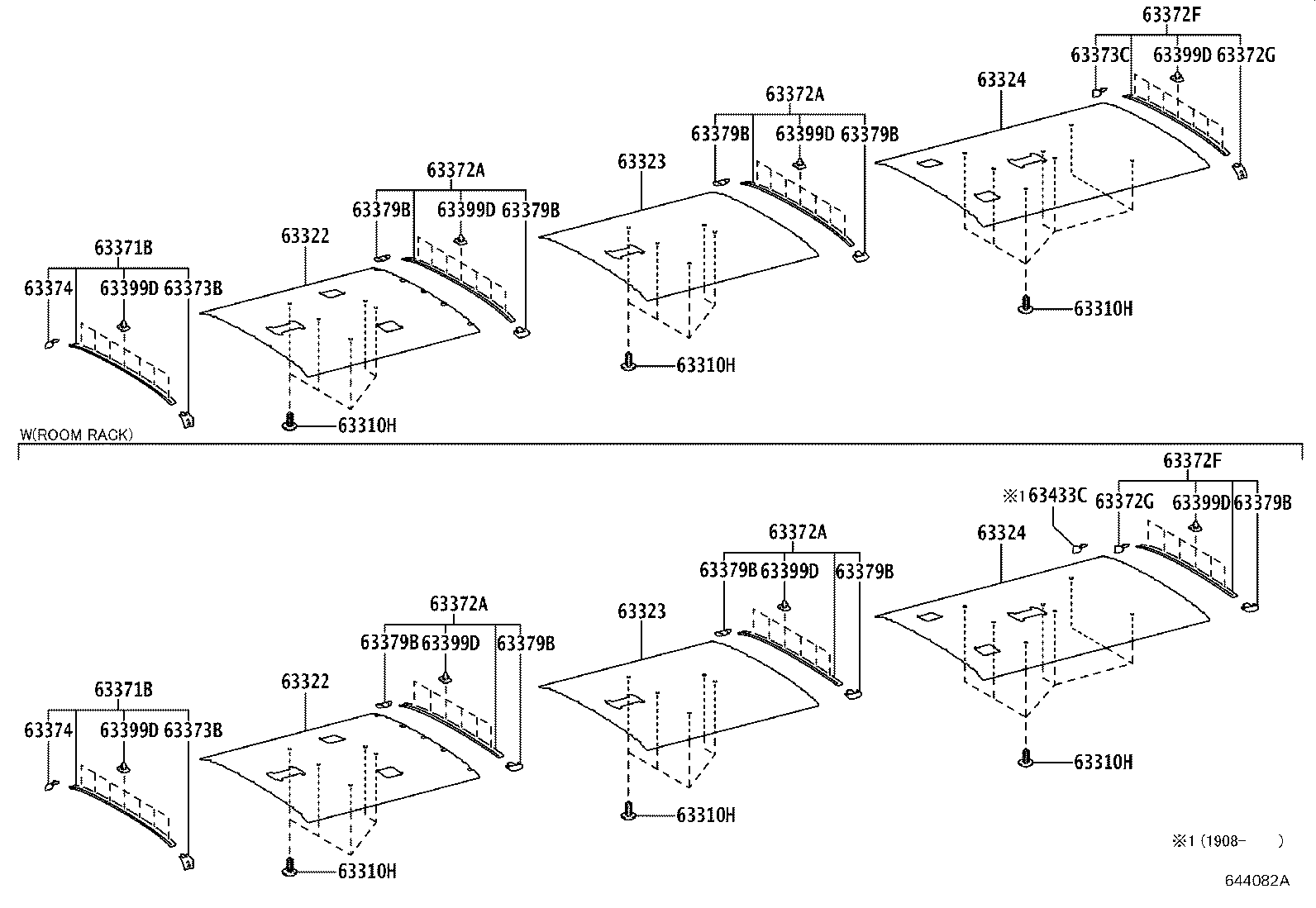 63344-36070 PAD, ROOF SILENCER, NO.4 product image