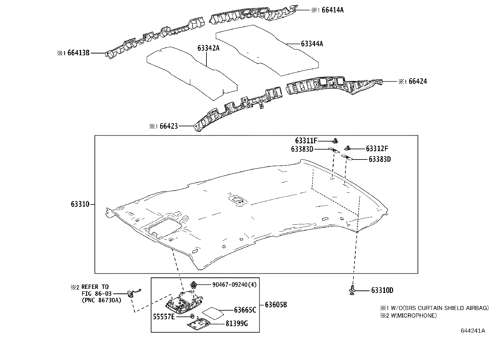 66414-33070 SPACER, SIDE RAIL, REAR RH product image