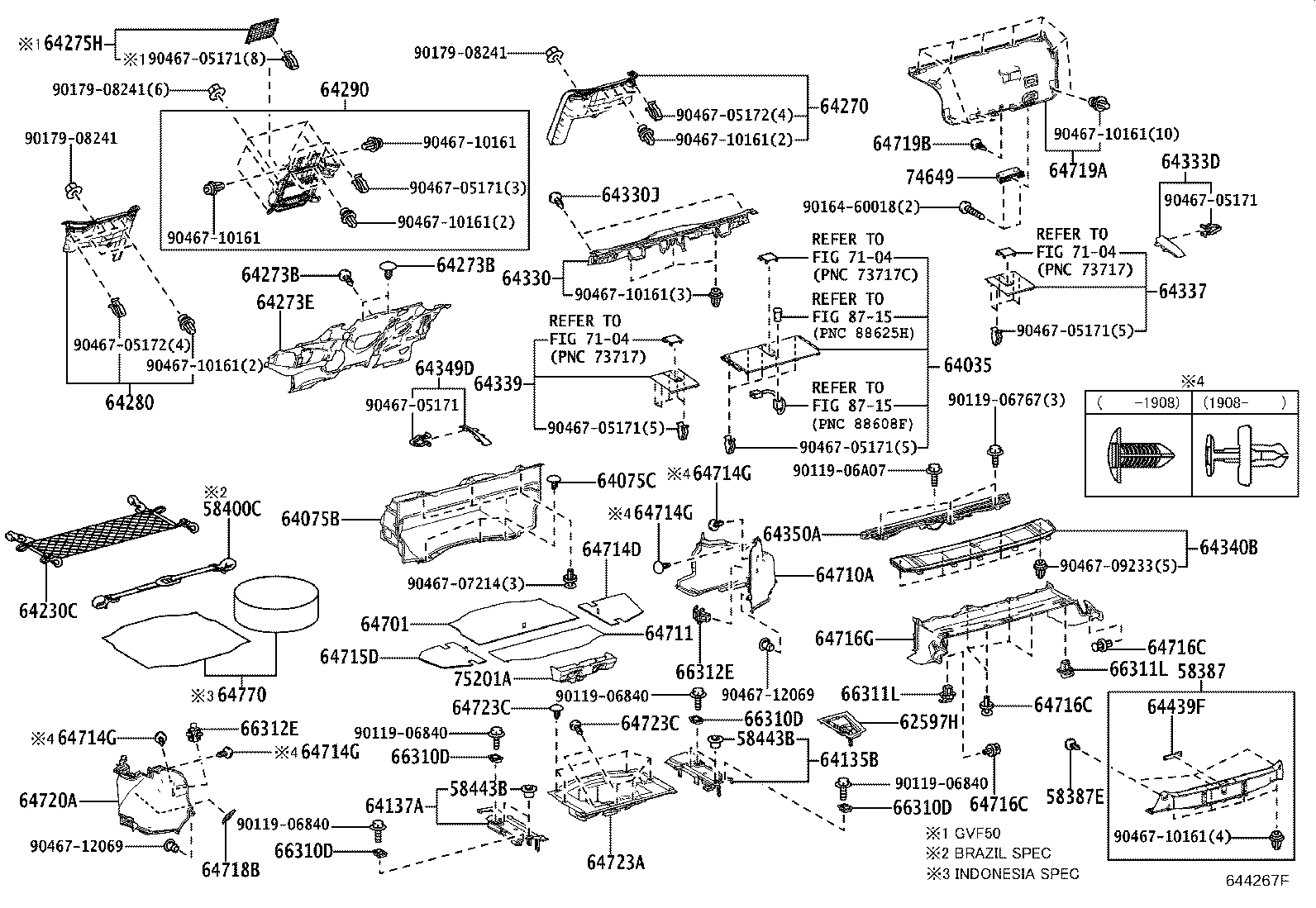 64230-50040 NET ASSY, ROOM PARTITION product image