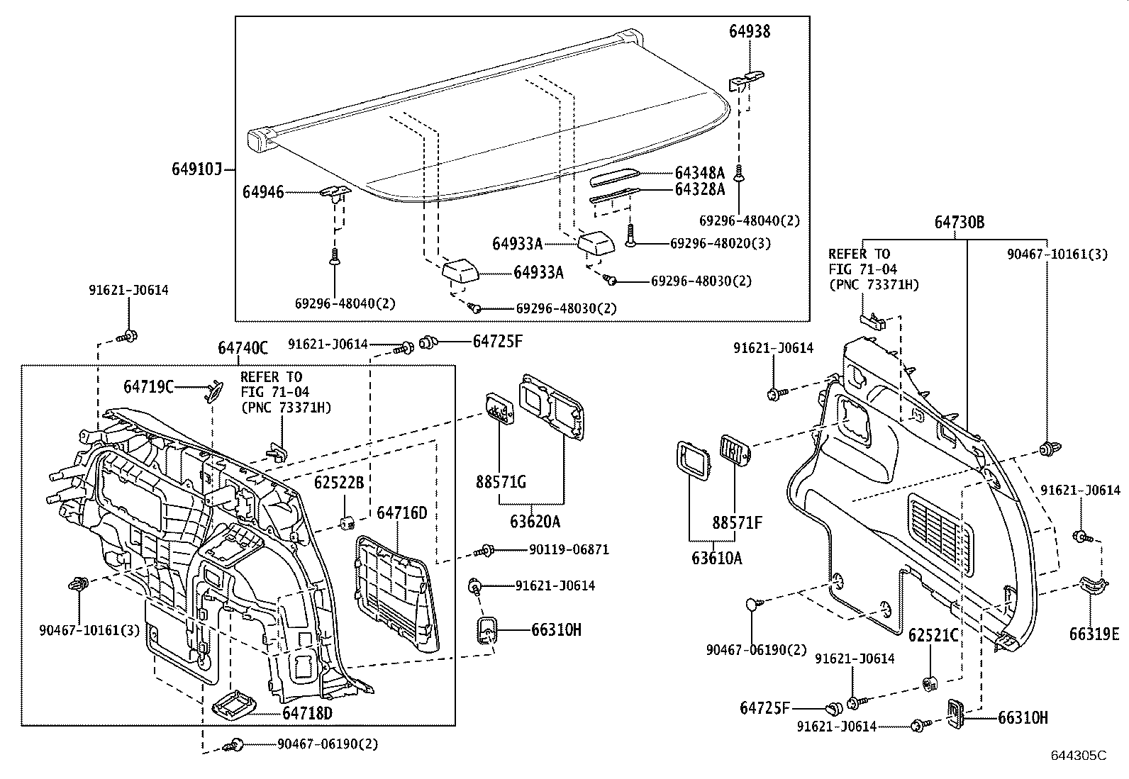 Toyota 58790-48110 CARRIER ASSY, JACK