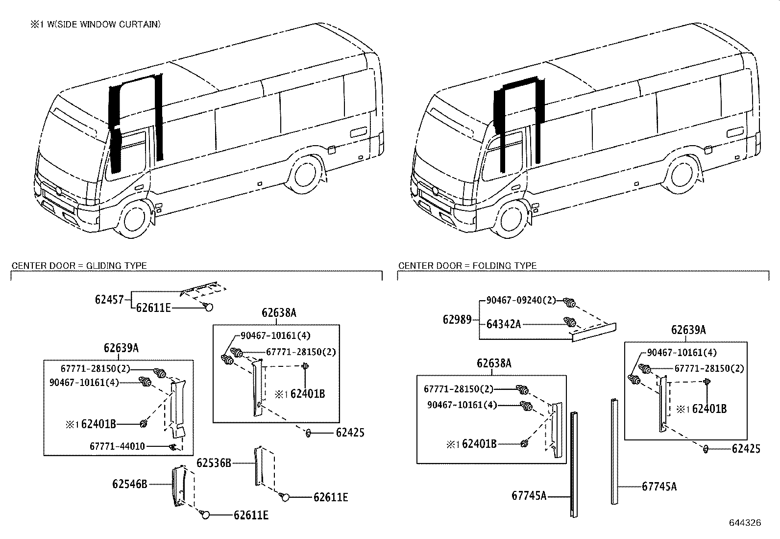 61655-36040 BRACKET, DECK SIDE TRIM LOWER, NO.3 product image