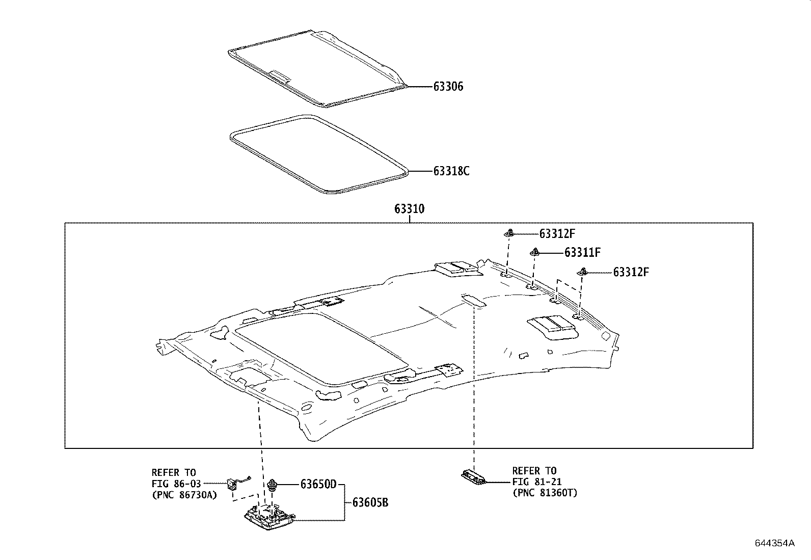 63342-06230 SILENCER, ROOF, NO.2 product image