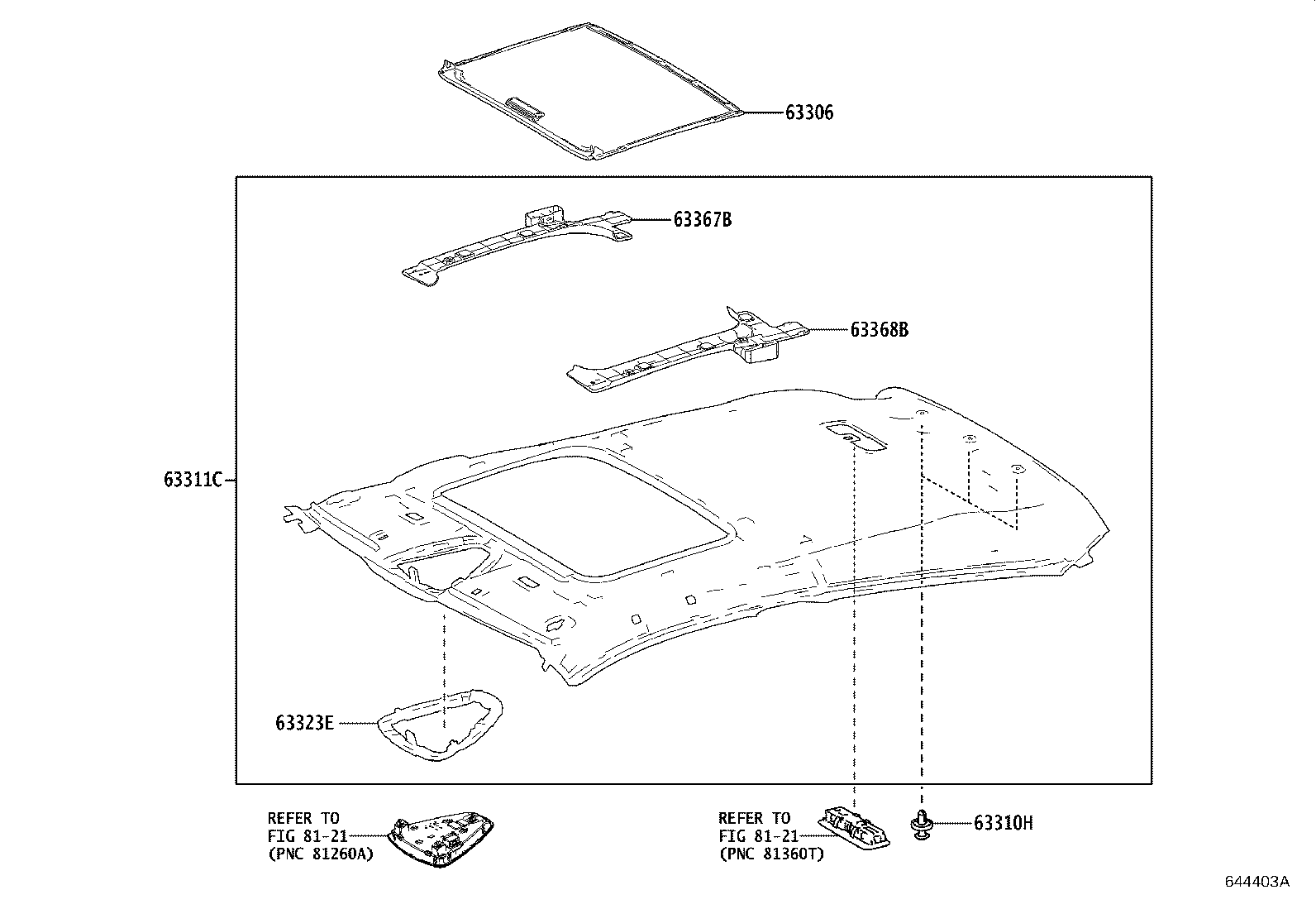 63341-F4080 PAD, ROOF SILENCER, NO.2 product image