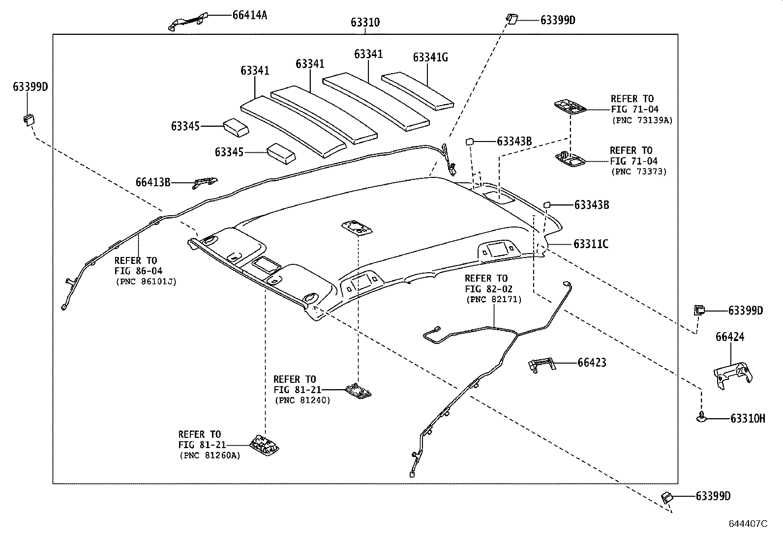 66426-52040 SPACER, SIDE RAIL, FRONT LH product image