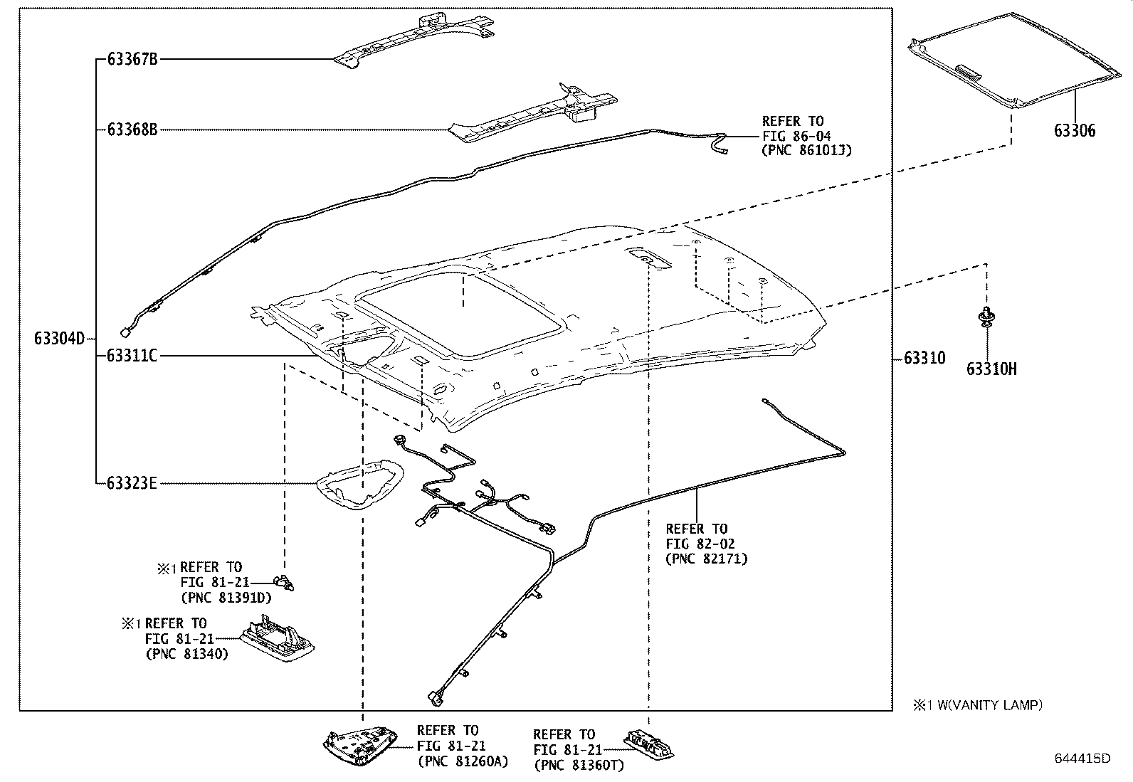 63306-F4020-B0 TRIM SUB-ASSY, SUNSHADE product image