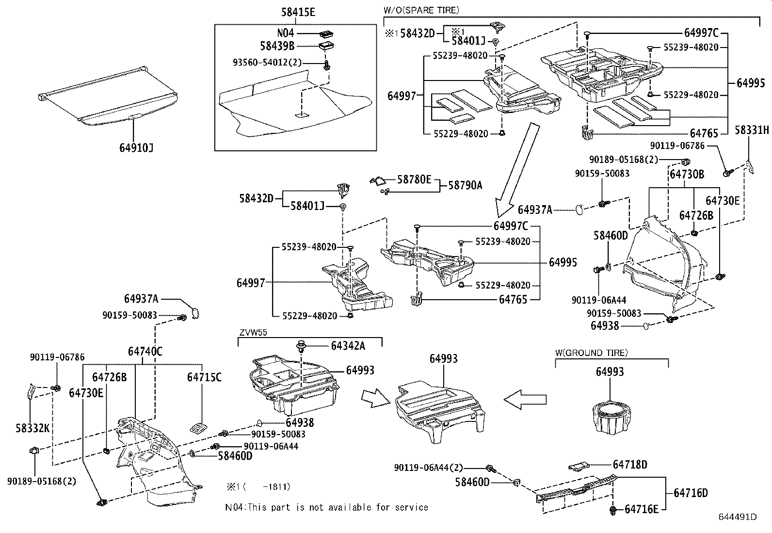 58477-28020 PROTECTOR, DECK BOARD, NO.1 product image