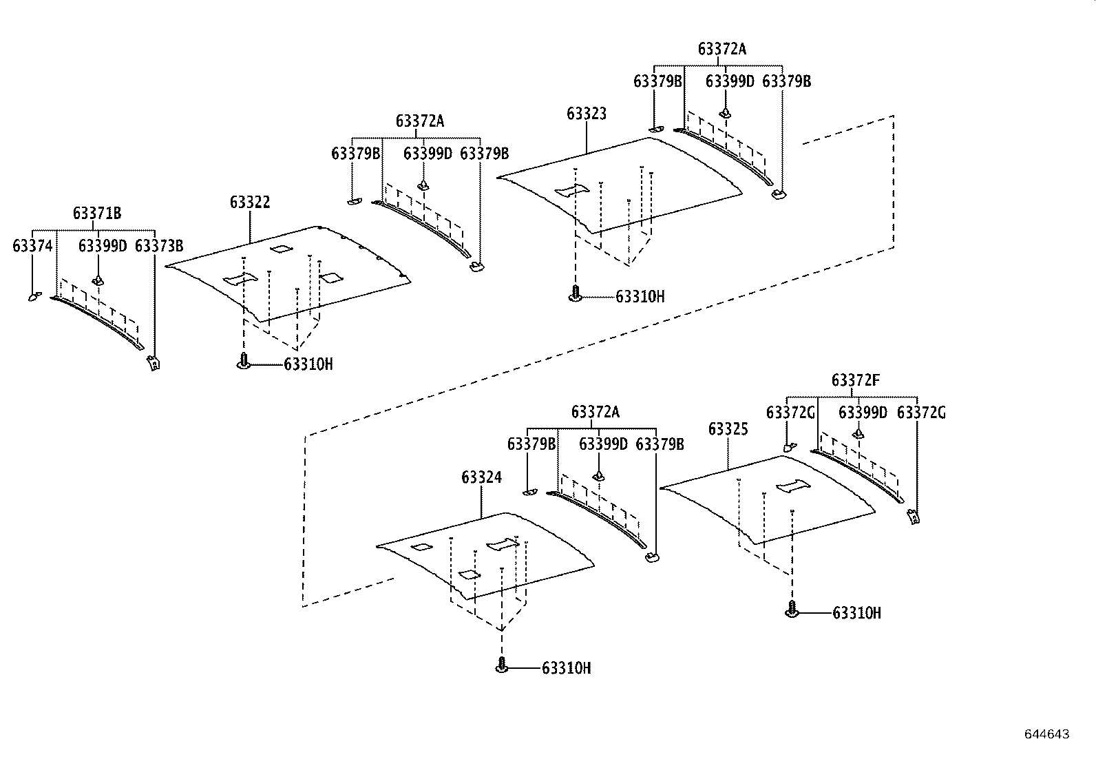63344-36070 PAD, ROOF SILENCER, NO.4 product image