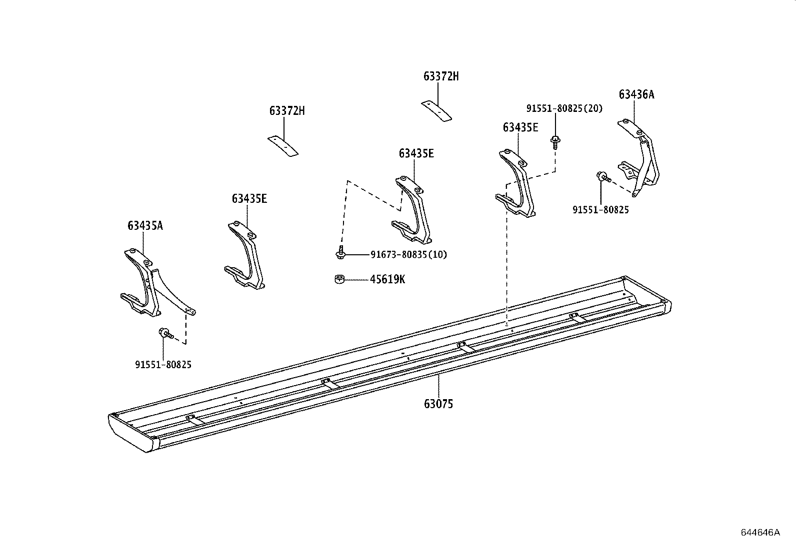 65930-36070-B1 CURTAIN ASSY, SIDE, FRONT LH product image