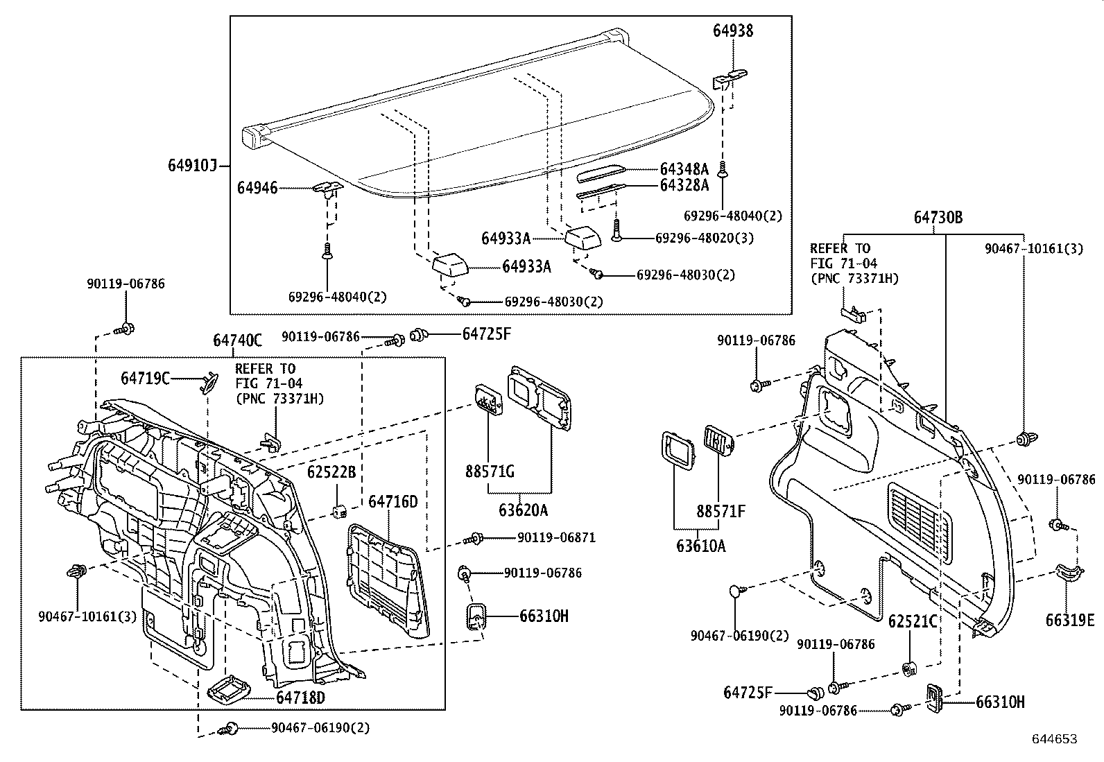 58441-48070 COVER, BATTERY SERVICE HOLE product image