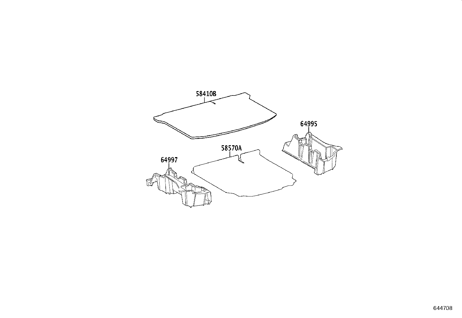 64991-52010 BOX, DECK FLOOR, FRONT product image