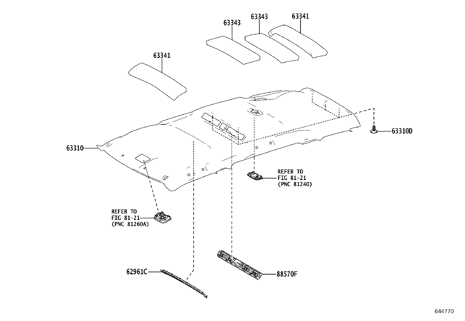 66413-0D340 SPACER, SIDE RAIL, FRONT RH product image
