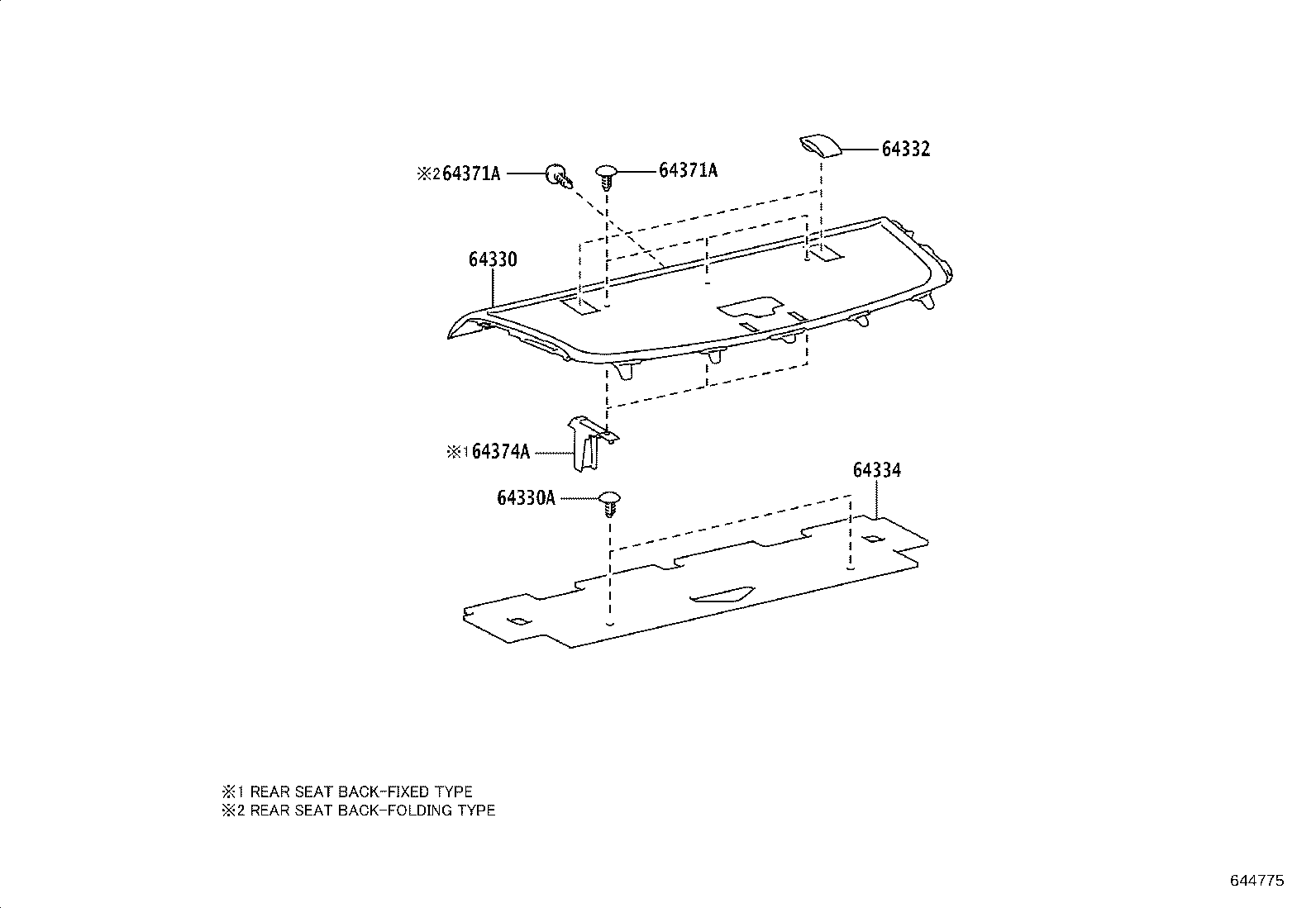 64711-0D500-C0 MAT, LUGGAGE COMPARTMENT FLOOR product image