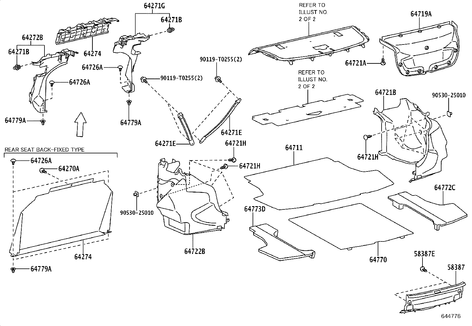 64711-0D500-C0 MAT, LUGGAGE COMPARTMENT FLOOR product image