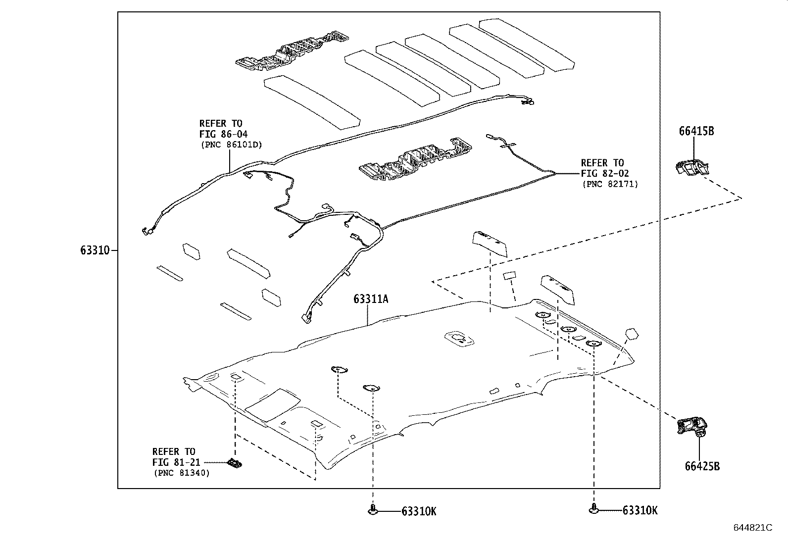 66415-0R090 SPACER, SIDE RAIL, REAR NO.2 RH product image