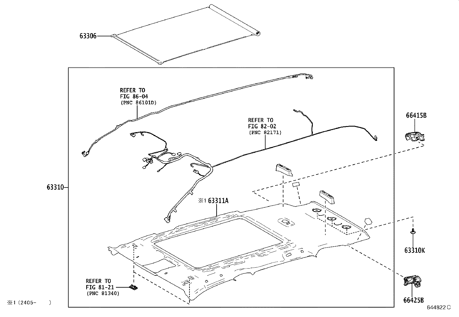 66415-0R090 SPACER, SIDE RAIL, REAR NO.2 RH product image