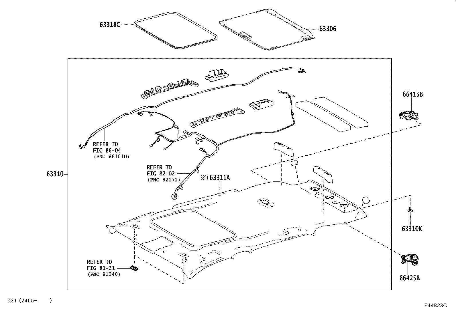 66415-0R090 SPACER, SIDE RAIL, REAR NO.2 RH product image