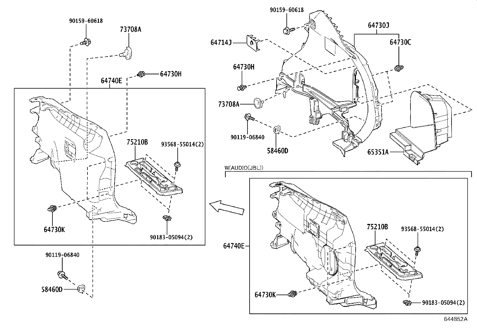 Toyota 58410-42080-C0 BOARD ASSY, DECK
