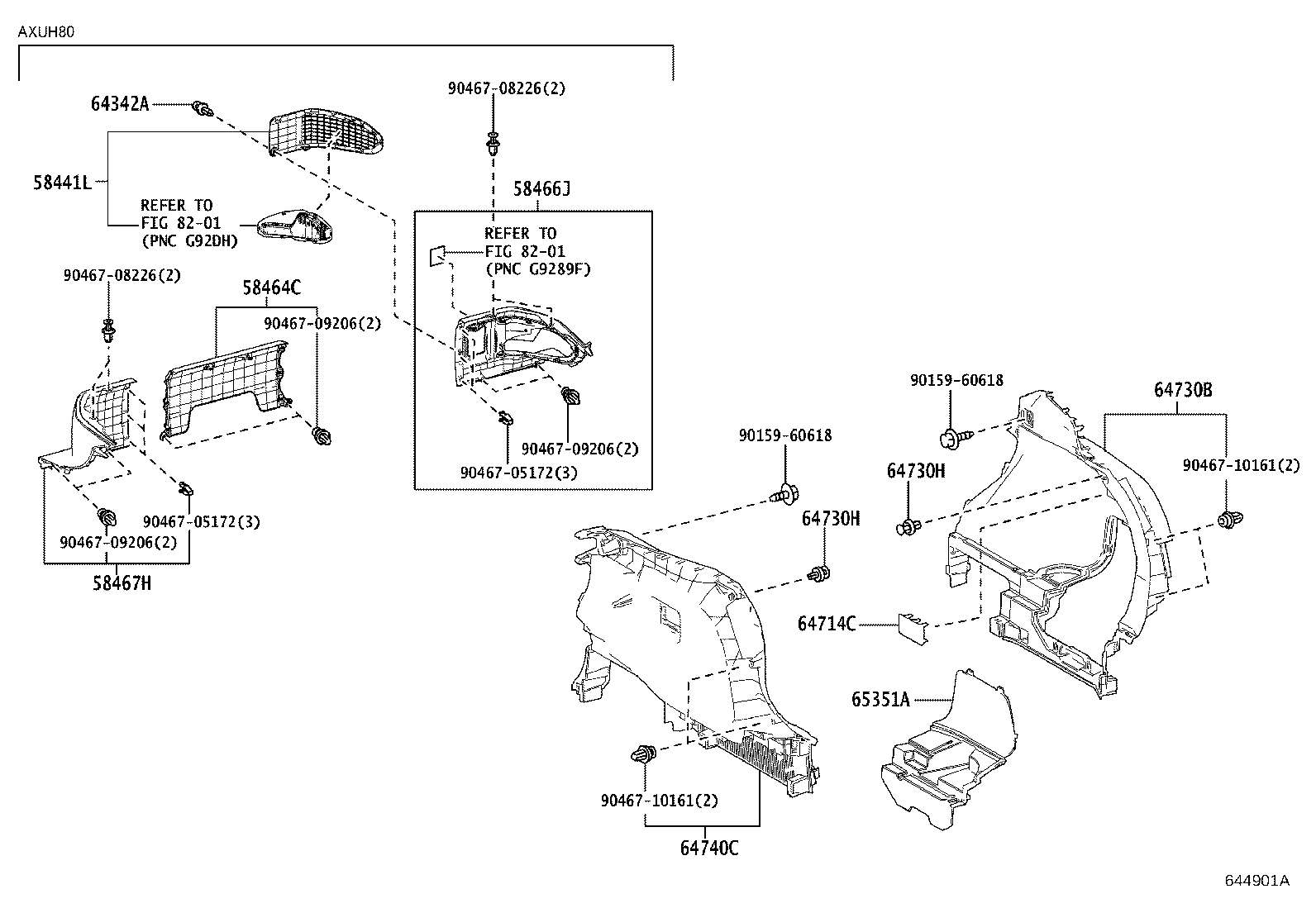 64997-48040 BOX, DECK FLOOR, LH product image