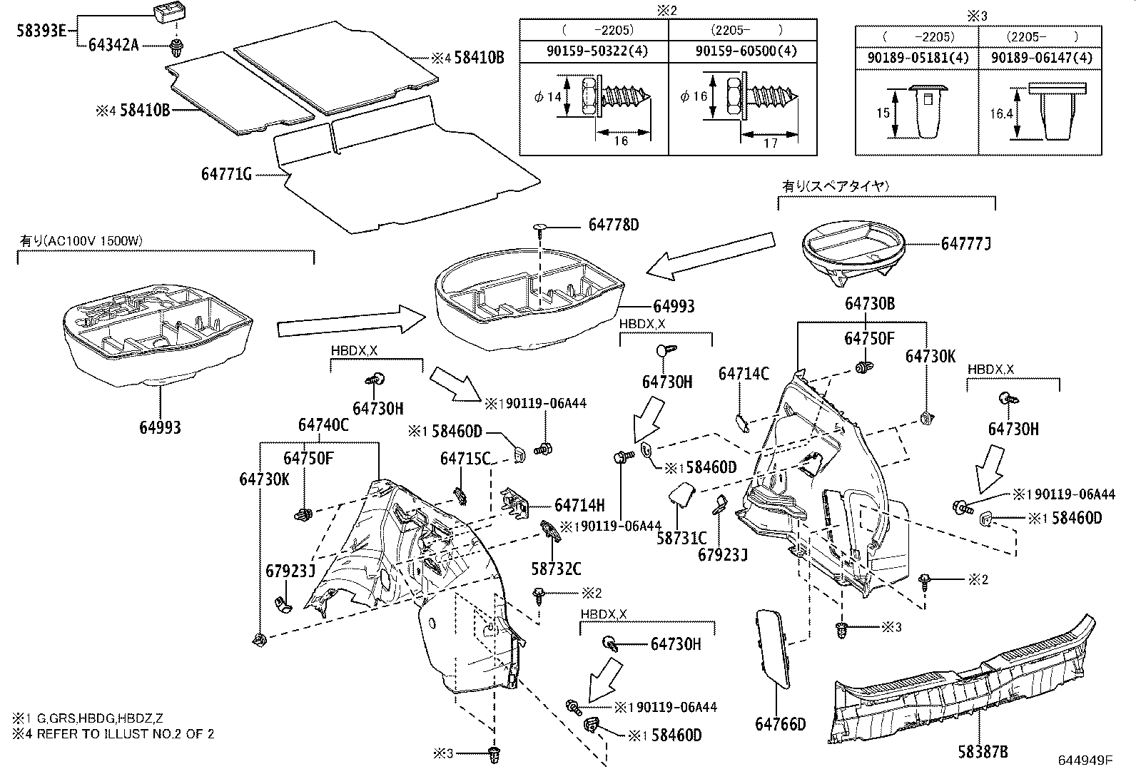 64730-52660-C0 PANEL ASSY, DECK TRIM SIDE, RH product image