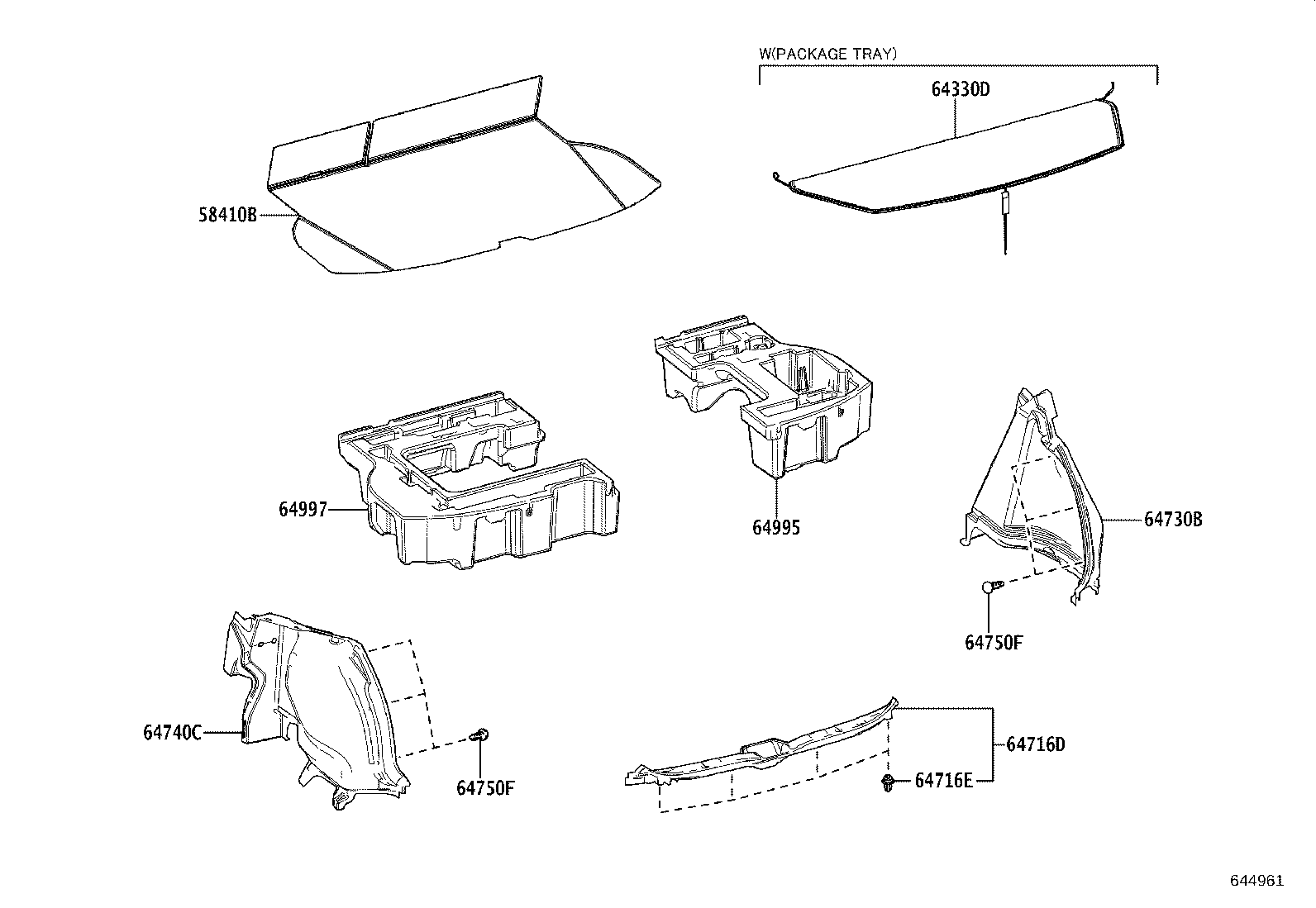 58415-52160 BOARD, REAR FLOOR, NO.1 product image