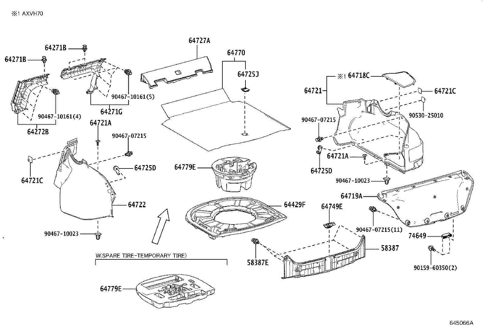 64330-33A50-C0 PANEL ASSY, PACKAGE TRAY TRIM product image