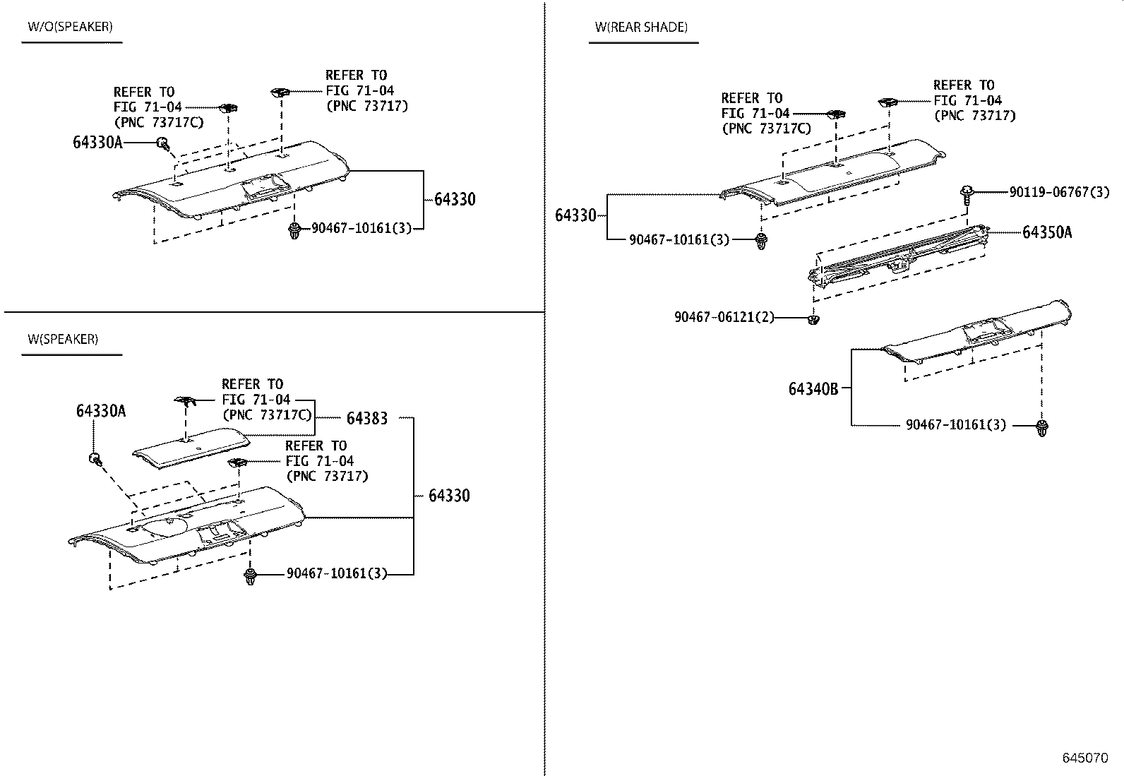 64330-33A50-C0 PANEL ASSY, PACKAGE TRAY TRIM product image