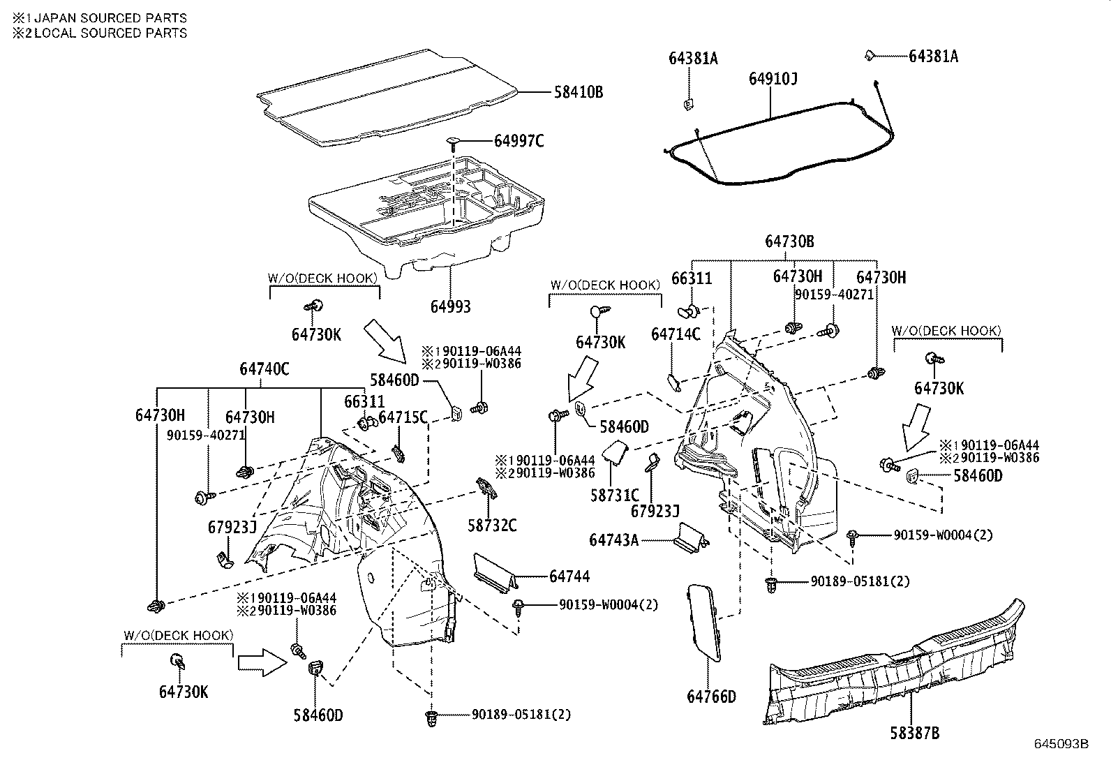 64910-0D050 COVER ASSY, TONNEAU product image