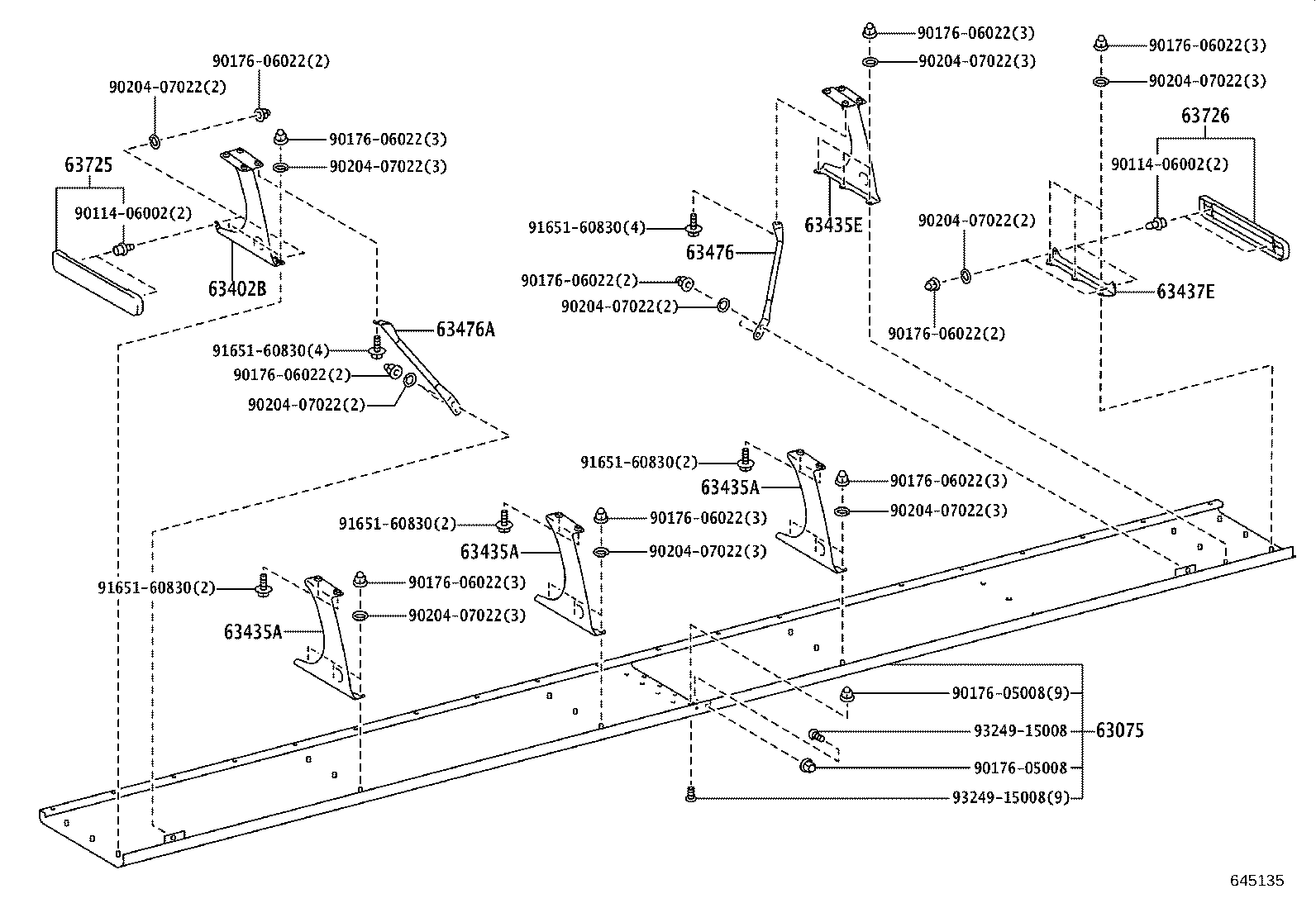 65930-0S010 CURTAIN ASSY, SIDE WINDOW, NO.1 product image